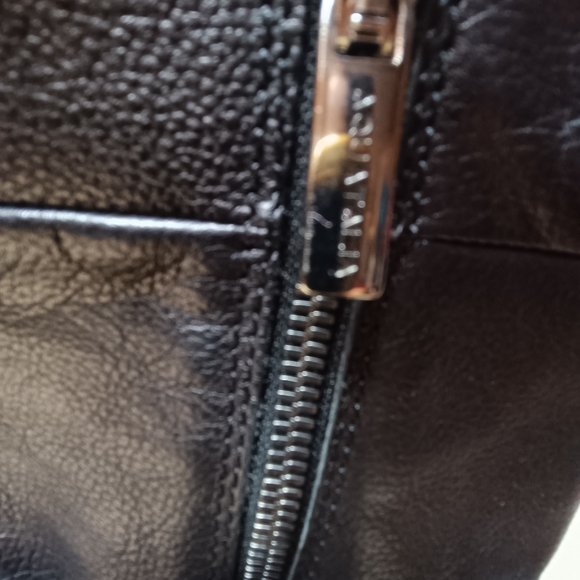 Aquatalia Sami Black Leather Moto Boots Size 10 - Picture 6 of 11